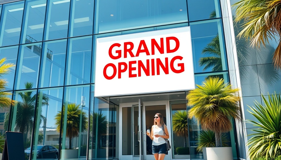 Exterior of senior care center in El Sobrante during grand opening event.