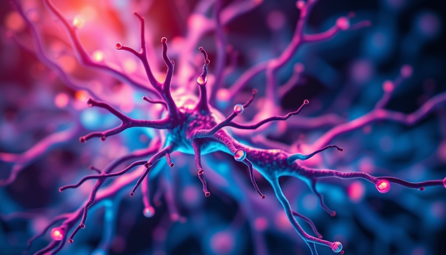 Abstract neural connections illustrating lithium loss in Alzheimer's disease.