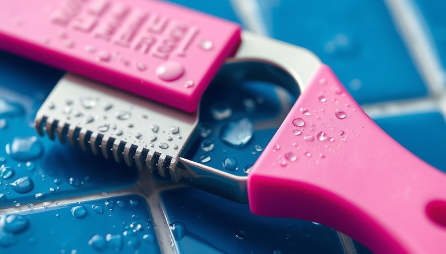 Close-up of a razor, best bikini trimmers 2025 discussion.