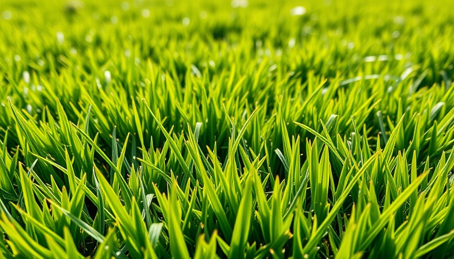 Lush green lawn close-up, lawn care in Shelby MI