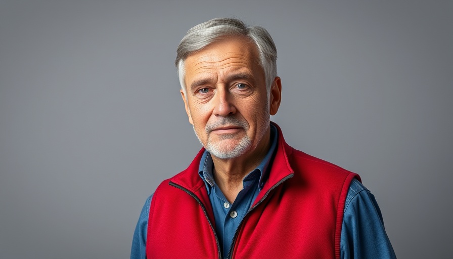 Middle-aged man discussing Social Security application process in Muskegon.