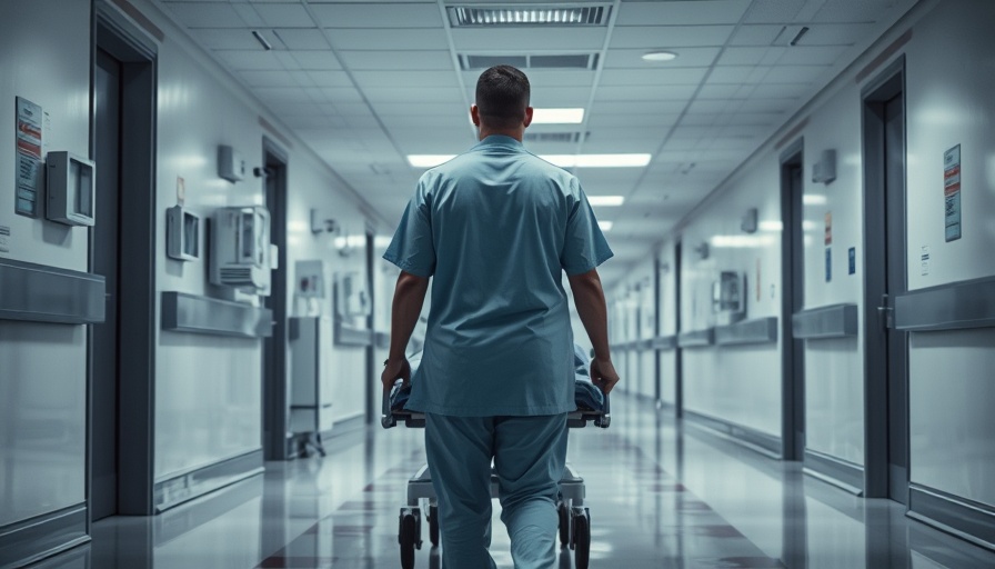 Healthcare professional transports patient in hospital corridor, Medicaid state-directed payments.