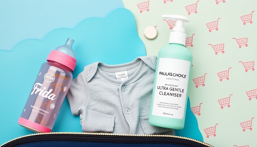 Hospital bag essentials for new parents featuring baby clothes and toiletries in 2025.
