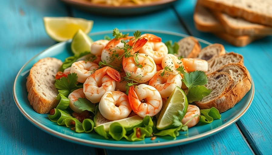 Protein combos for bagged salads with shrimp and avocado.