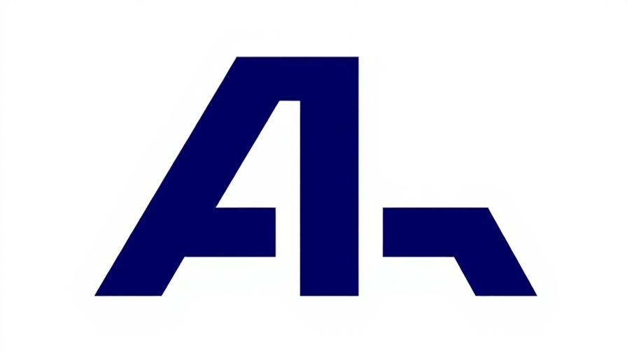 Minimalistic letter A logo design
