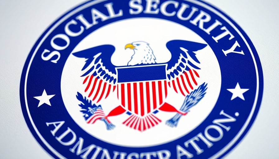 Muskegon Social Security retirement sign up information emblem.