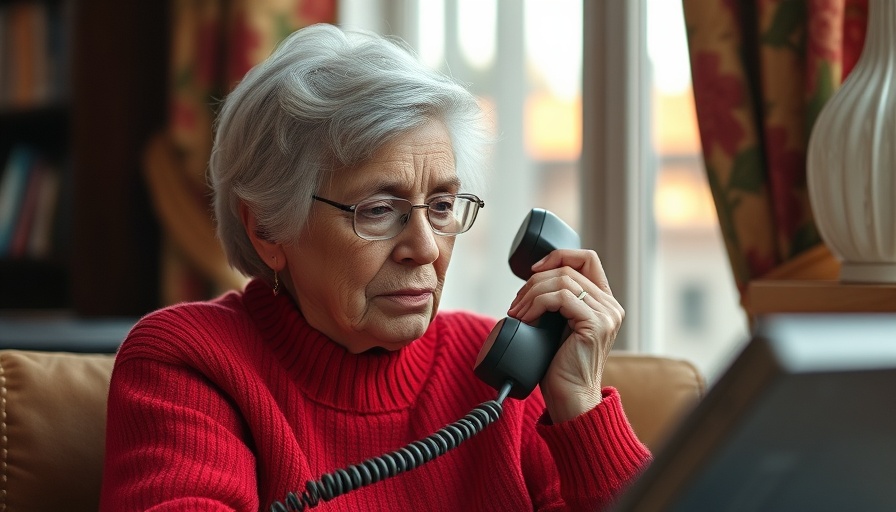 Senior woman on phone discussing Social Security changes.