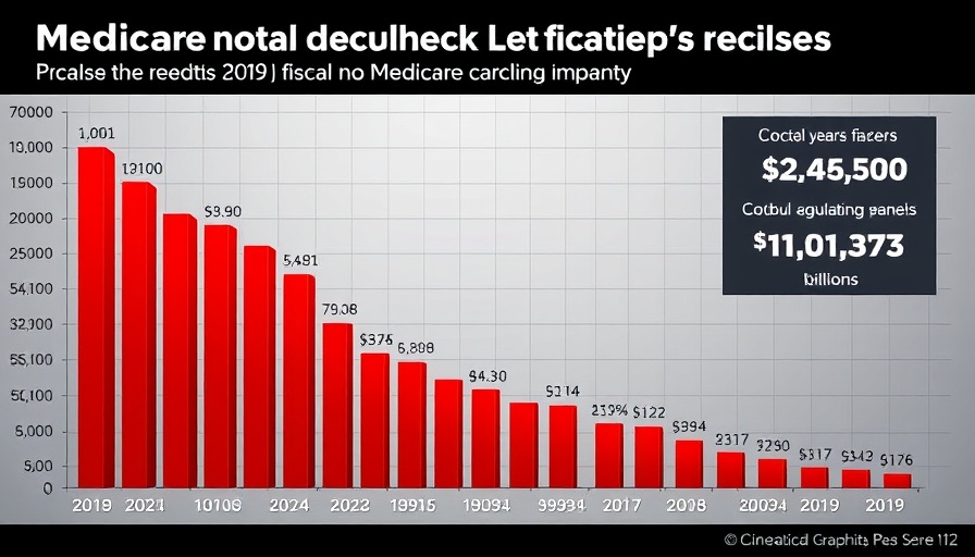 Chart showing Medicare cuts due to Trump's law over fiscal years.