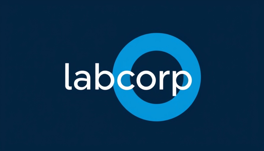 Labcorp logo with blue circular design.