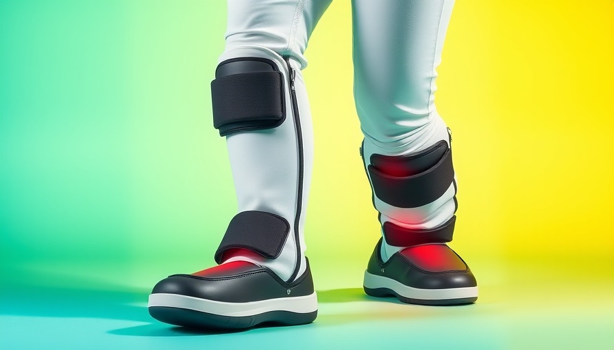 Innovative knee massagers with modern design on white pants; best knee massagers of 2025.