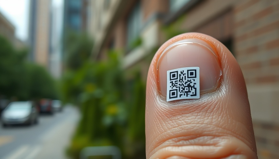 Emerging healthcare technologies India: QR code on a thumb nail.