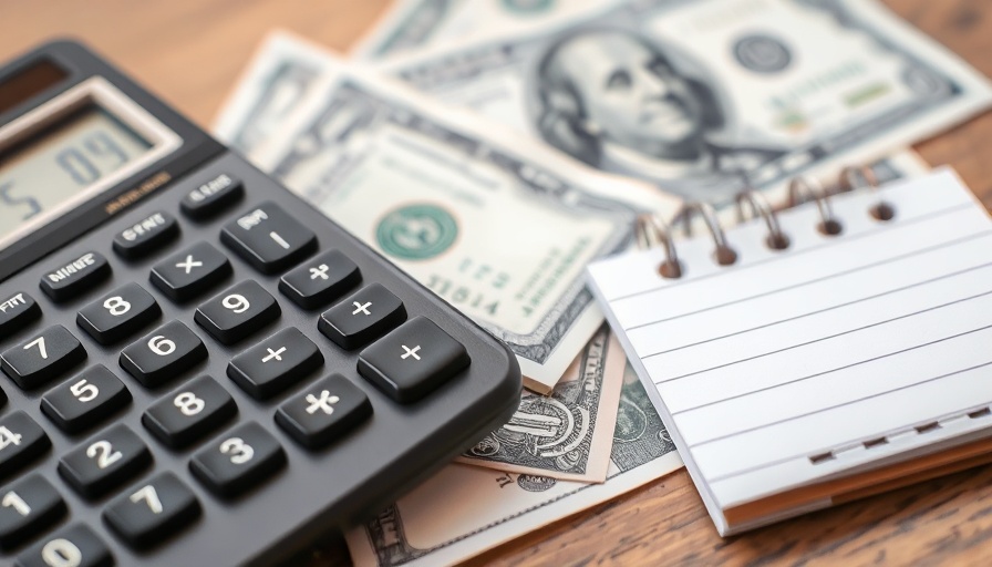 Calculator on dollar bills for retirement calculators for financial planning.