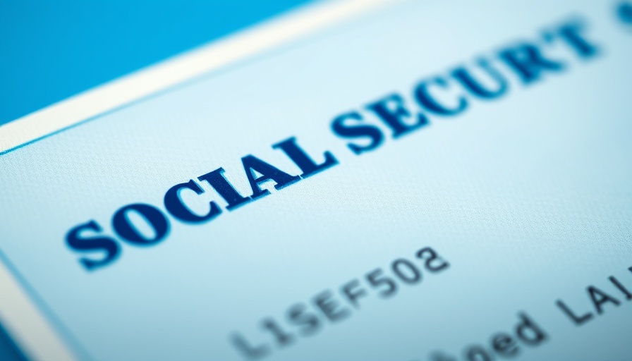 Close-up of Social Security card for disability benefits eligibility 2025.