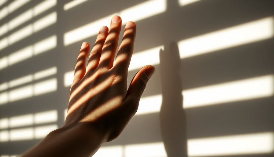 Contrasting hands with light patterns symbolize intimacy; sex questions for seniors.