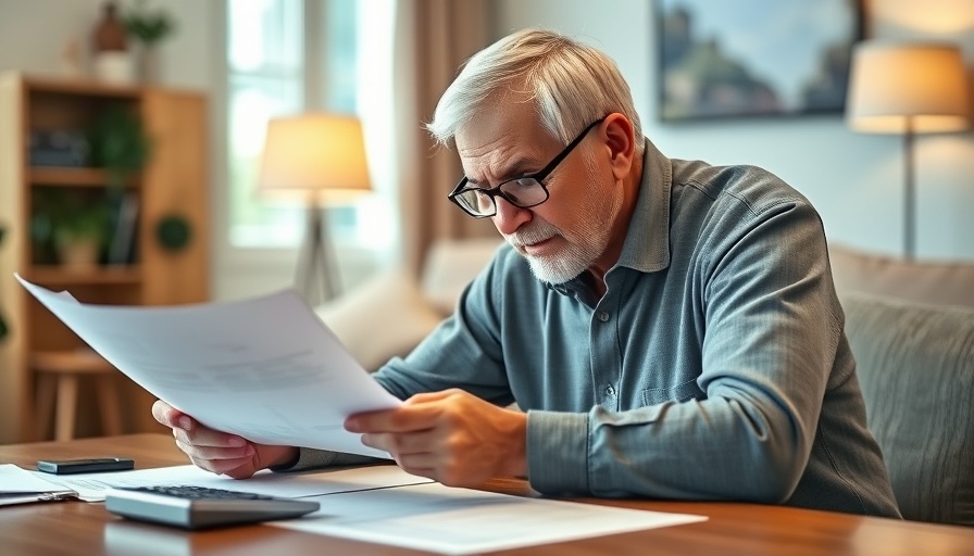 Older man calculating required minimum distribution for $1 million retirement accounts.