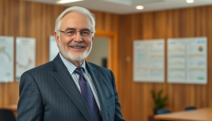 Older man in office representing retirement age eligibility rules.