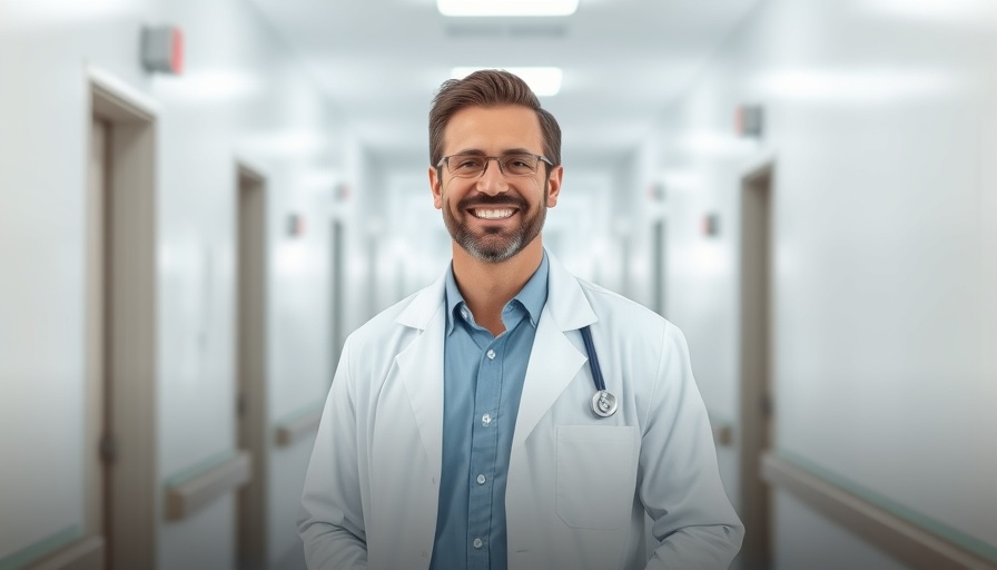 Professional doctor discussing senior healthcare benefits in Muskegon.