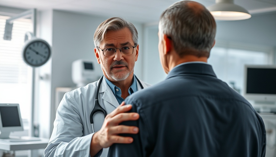 Doctor using stethoscope on patient's back, highlighting health insurance cuts in Colorado