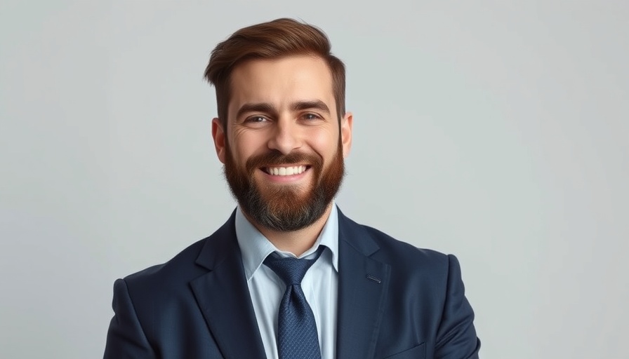Confident man in a suit, best financial advisor Orange County.
