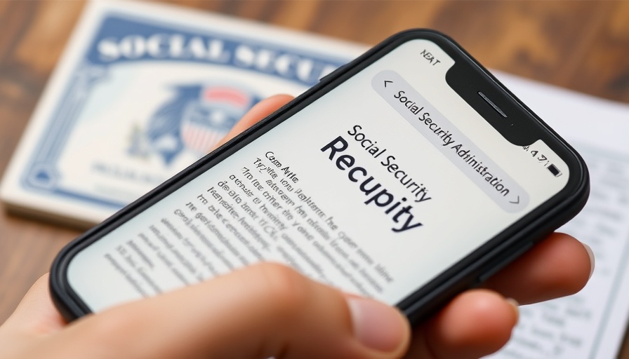 Smartphone displaying Social Security webpage on disability benefits, SSDI Program Changes 2025.