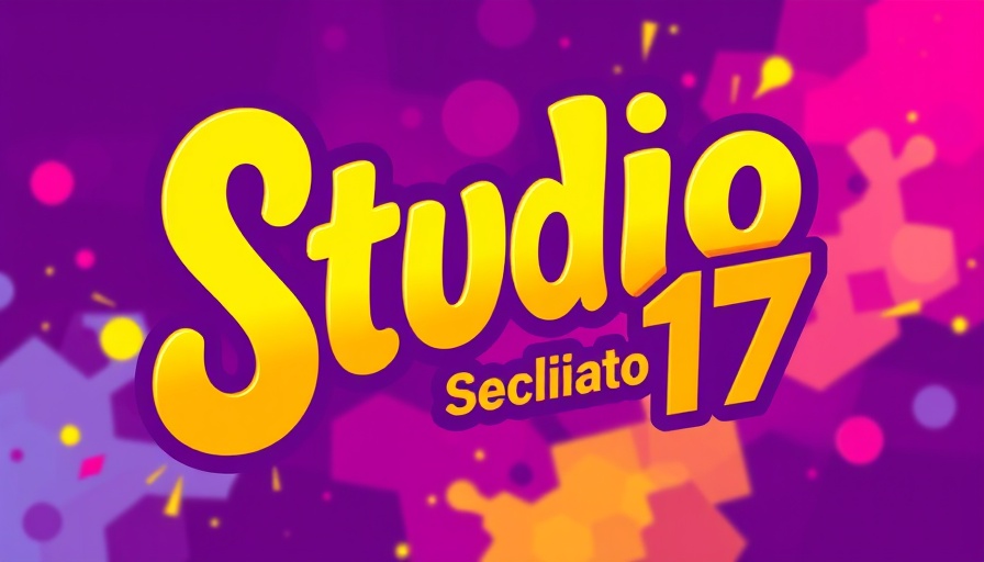 Vibrant Studio 17 logo with colorful design.