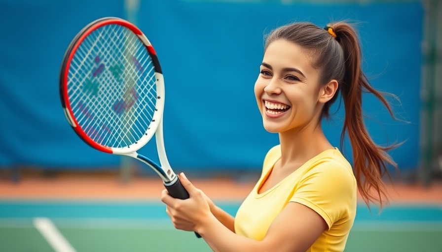 Coco Gauff tennis superstar smiling on the court.