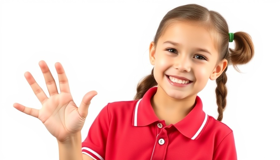 Smiling young girl changing attitudes to autism through photography.