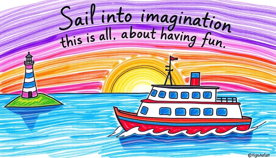 Nantucket students' colorful ferry drawing wins SSA calendar contest.