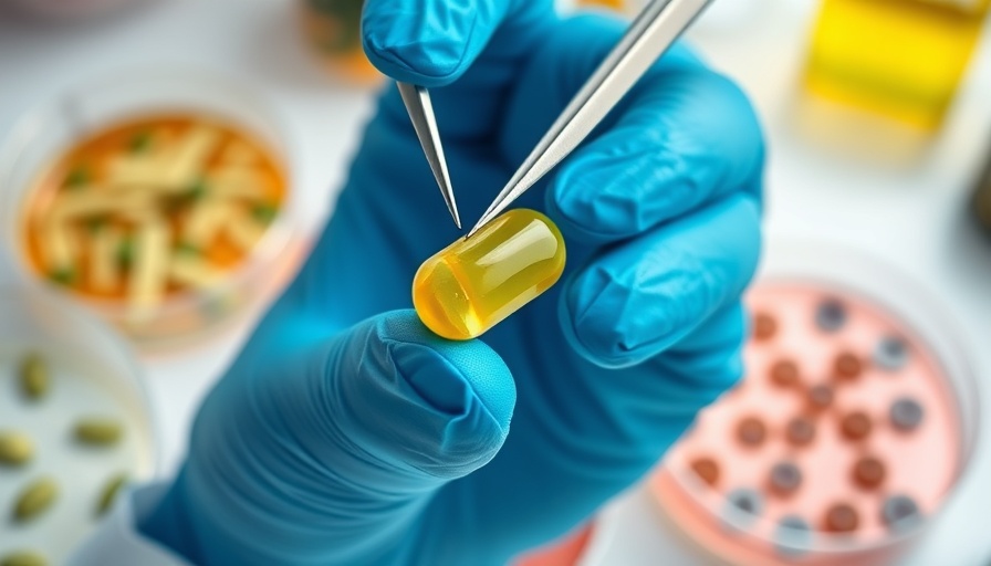 Antibiotic resistance in petri dishes with capsule and tweezers.