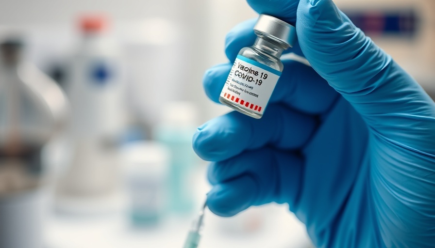 Hand in glove prepares COVID-19 vaccine syringe in clinic, CDC Director Monarez fired.