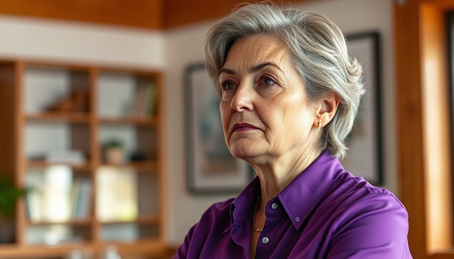 Senior living community vote Littleton: woman listening attentively indoors.