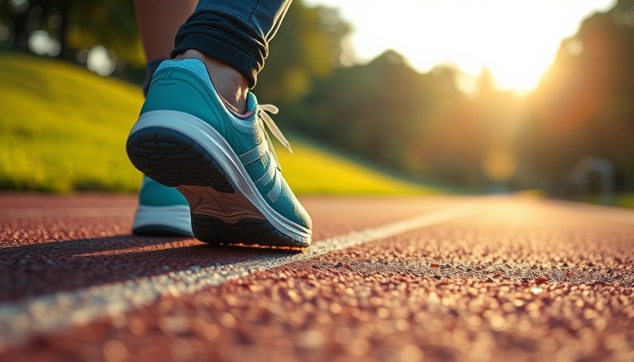 Gait retraining for knee pain relief: walking on a track in sneakers