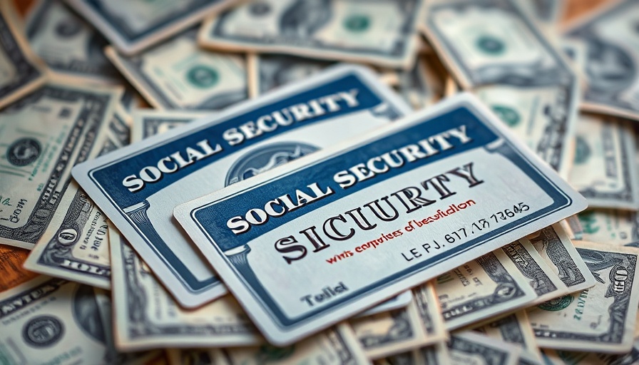 Social Security cards and money indicating boosting benefits.