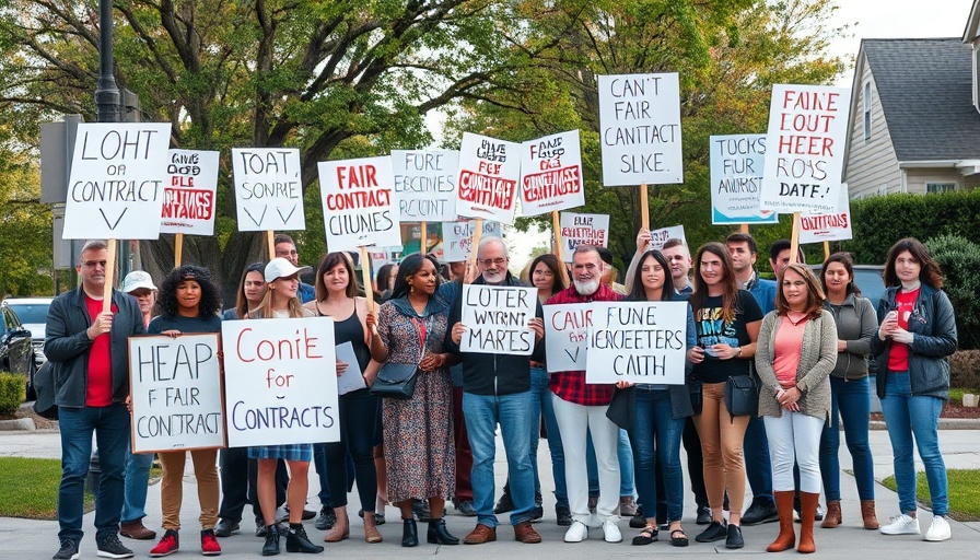 Protest advocating for viability of senior care sites, diverse group holding signs.
