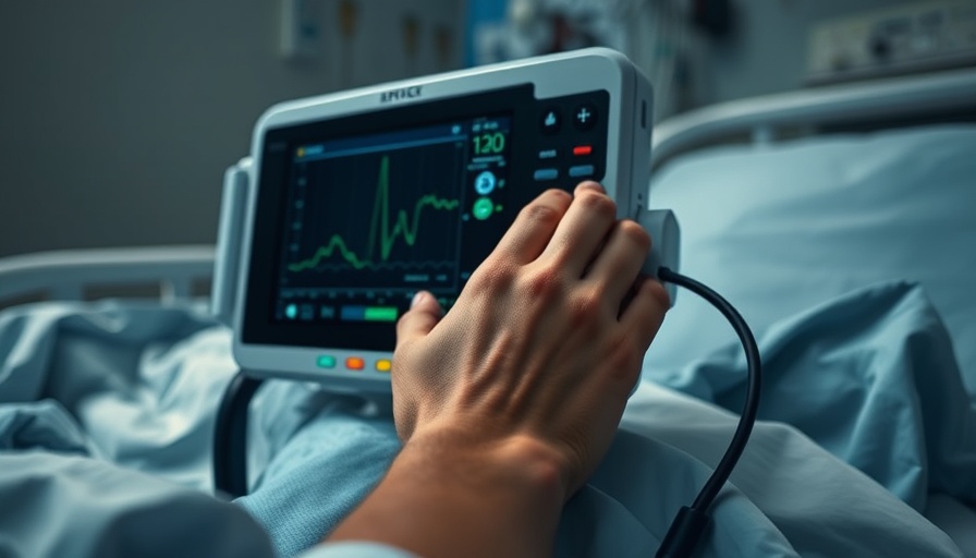 Patient's hand with monitor, symbolizing life changes that disrupt retirement.