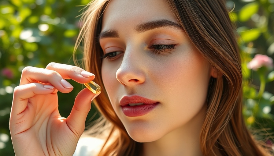 Young woman taking omega-3 capsule, Omega-3 Women's Alzheimer's Risk