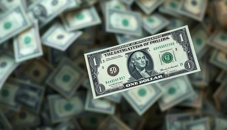 Crisp US dollar bill symbolizing Social Security bonus payment.