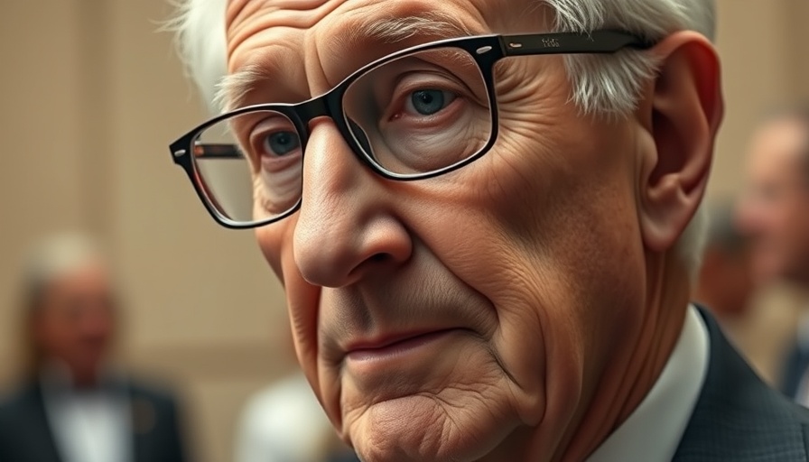 Close-up portrait related to Warren Buffett recent investment strategies.