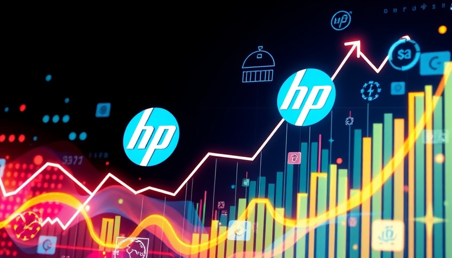 HPE Q3 2025 Earnings upward trend graph illustration