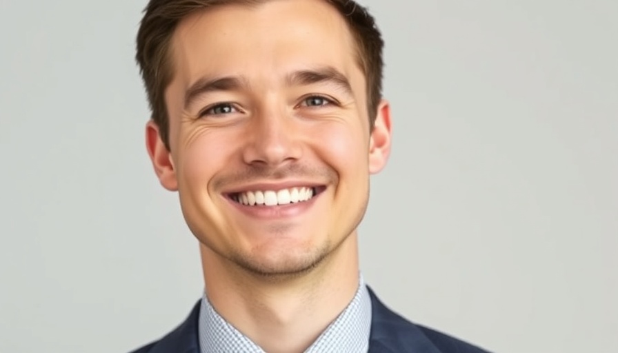 Smiling young man in suit, OBBBA changes QSBS benefits for entrepreneurs context.