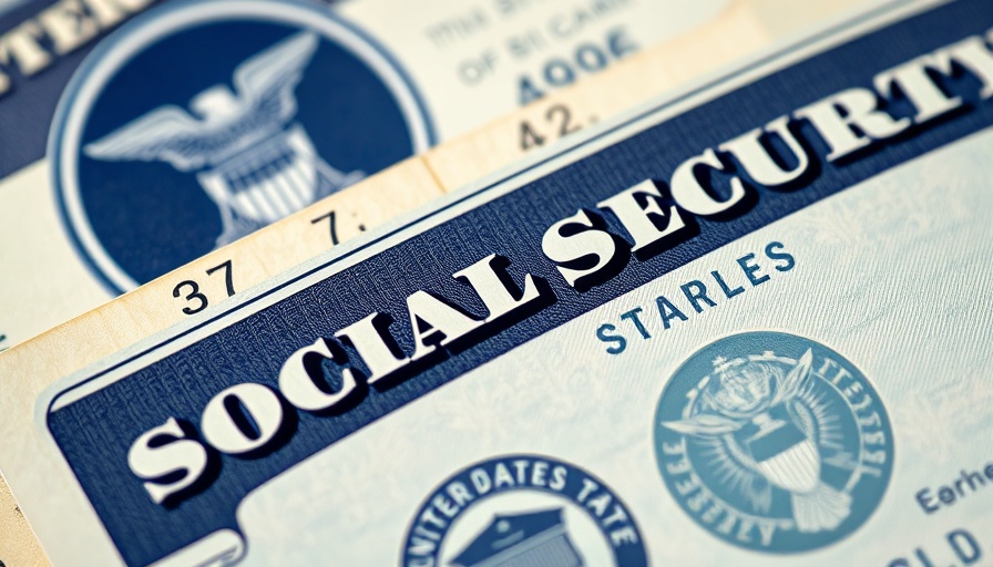 Close-up of social security card with treasury checks for data security.