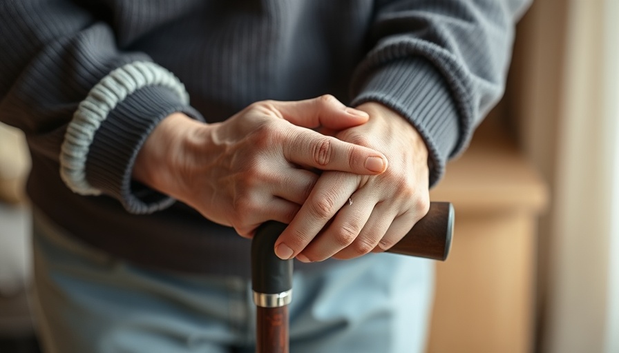 Elderly person assisted by caregiver in senior housing.