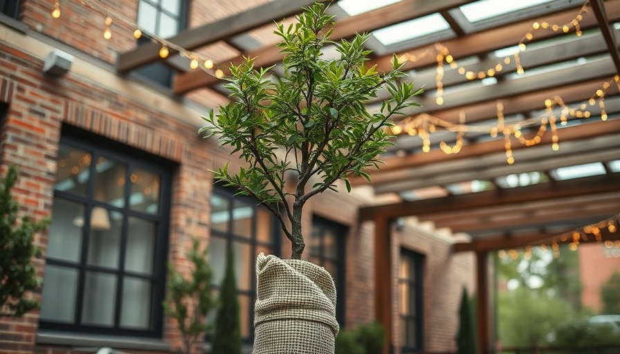 Young tree care in urban setting during climate change