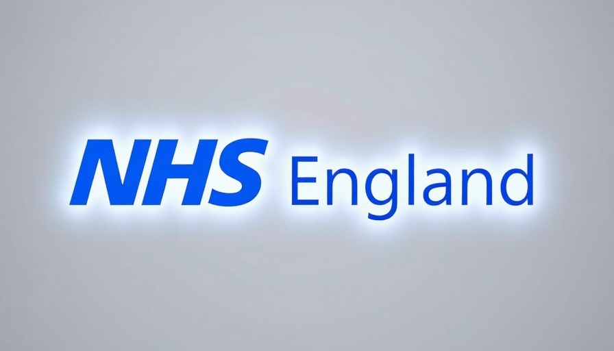 NHS England logo representing healthcare services.