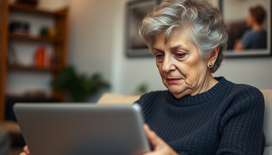 Woman in gray sweater thoughtfully working on laptop, Maximize benefits Muskegon.