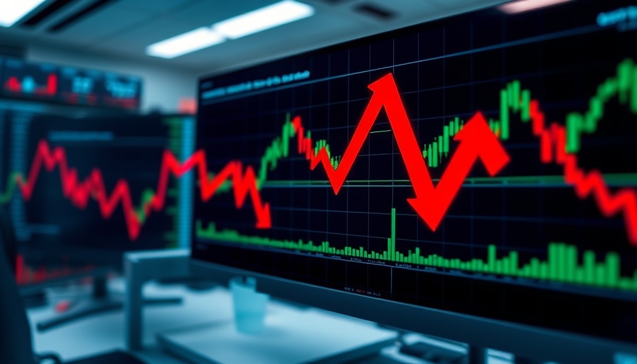 C3.ai stock market decline shown in financial charts.
