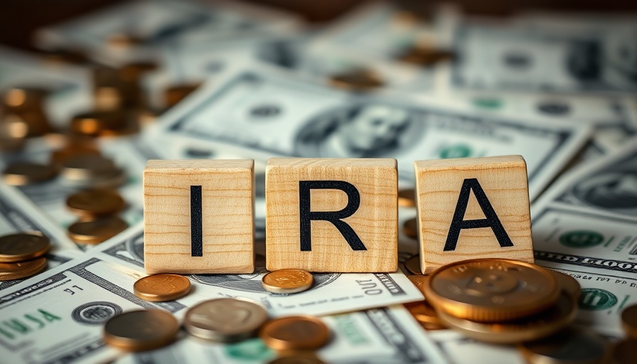 IRA blocks on money, symbolizing growing IRA contributions among older Americans