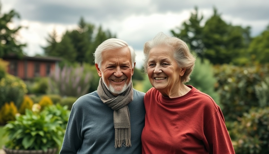 Elderly couple outdoors, symbolizing retirement planning for couples.