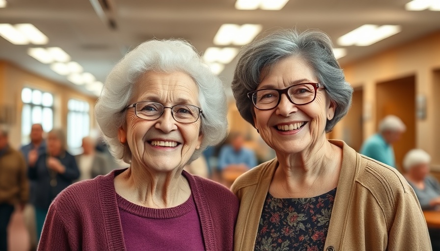 Senior care services in Battle Creek with happy residents and staff.
