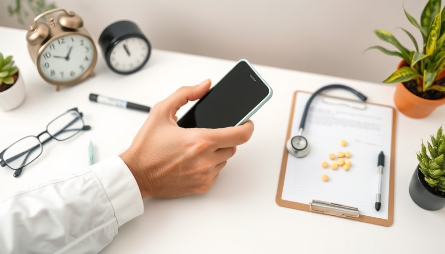 Senior care advisors Muskegon: Doctor with medical tools and phone.